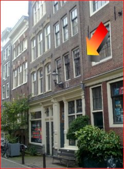 Geboortehuis Willem Holleeder Tweede Egelantiersdwarsstraat