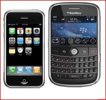Mobiele telefoon Blackberry iPhone