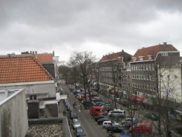 Vanaf een dakterras aan de Elandsgracht