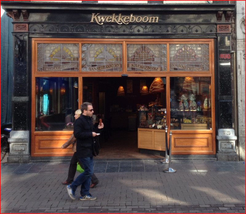 Winkel van Kwekkeboom in de Reguliersbreestraat