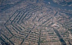 Amsterdam vanuit de lucht