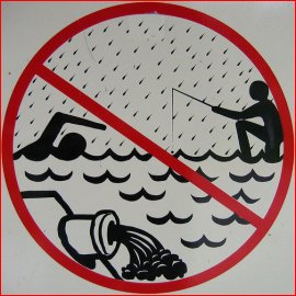 Vissen verboden